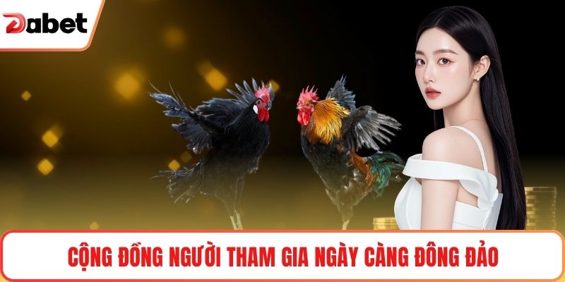 Cộng đồng người tham gia ngày càng đông đảo