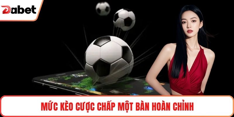 Mức kèo cược chấp một bàn hoàn chỉnh