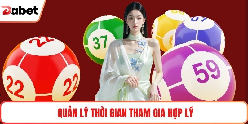 Quản lý thời gian tham gia hợp lý